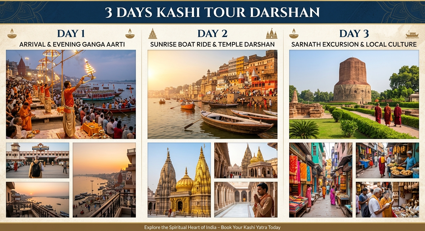 3 Days Kashi Tour — The complete Kashi immersion with Sarnath and Ramnagar