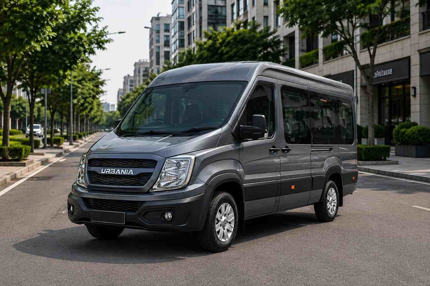 Urbania — Modern premium van for intercity group travel